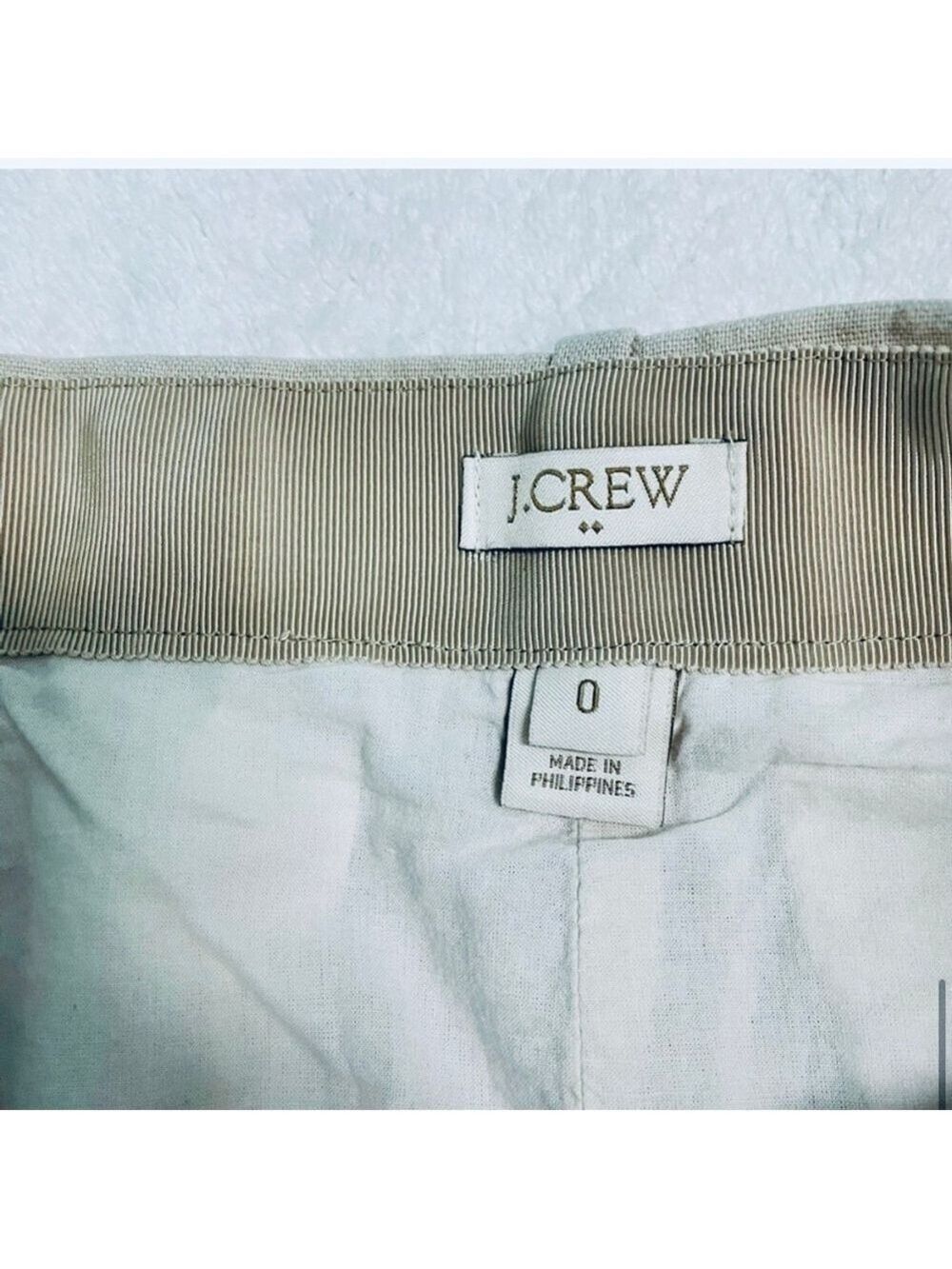 J. Crew Tan Beige Linen Utility Skirt - Picture 14 of 15